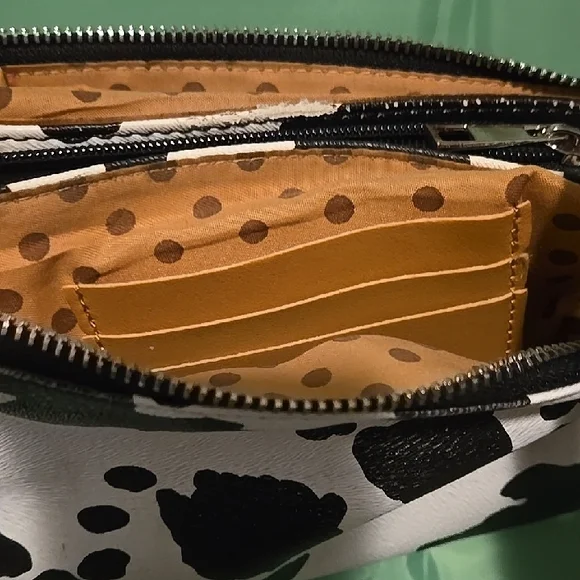 Source Unknown Monochrome Cow Print Crossbody Bag - Picture 6 of 8